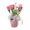 Blumen Arrangement  Tulpe im Topf  Grösse 8x8x21cm