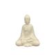 Buddha aus Porzellan  Farbe: Weiss  L:13.2cm B:8.5cm H:16.8cm