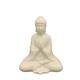 Buddha aus Porzellan H:21cm  Farbe: Weiss  L:16.5cm B:10.8cm H:21cm
