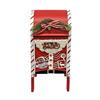 Deko Briefkasten Santa  aus Holz bemalt in  Rot H44.5cm