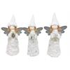 Deko Engel 3-assortiert  stehend in Weiss  Grösse: 7x14x30cm