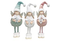 Deko Engel stehend  3er Assortierung  H35cm