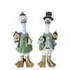 Deko Ente  2er Assortierung  Junge und Mädchen  Xmas Design