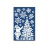Deko Fensterfolie  selbstklebend  Santa mit Weihnachtsbaum