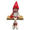 Deko Figur Junge weiss rot  Kantenhocker  H52cm