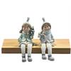 Deko Figur Kind  Kantenhocker  2er Assortierung  mit Baum oder Geschenk