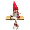 Deko Figur Mädchen weiss rot  Kantenhocker  mit Laterne in der Hand  H52cm