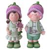 Deko Figuren Kinder  2er Assortierung  Junge + Mädchen