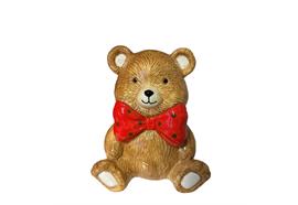 Deko FigurTeddybär  sitzend  hellbraun
