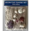 Deko Fischernetz dekoriert  mit Muscheln  Grösse: B150xH250cm