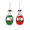 Deko Hänger Gondel  2-assortiert aus Metall  in der Farbe grün und rot