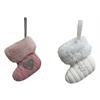 Deko Hänger Stiefelchen  rosa weiss 2 assortiert