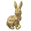 Deko Hase  goldfarben  aus Polyresin