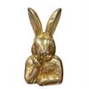 Deko Hase  goldfarben  aus Polyresin