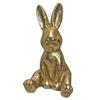 Deko Hase  goldfarben  aus Polyresin