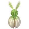 Deko Hase Papier grün  D10cm H23cm
