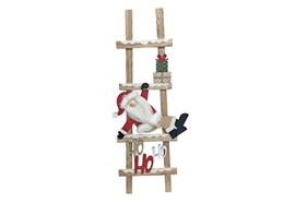 Deko Holzleiter  dekoriert mit X-mas Motiven