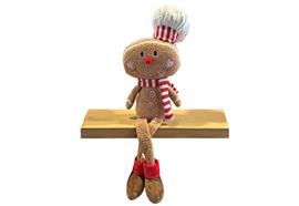 Deko Lebkuchen Kantenhocker  mit Bäckermütze  H55cm