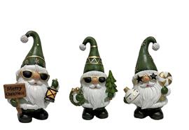 Deko Santa grün  3-assortiert