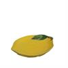 Deko Teller "Lemon" aus Pozellan  Farbe: Gelb  L:19.8cm B: 16cm H: 2.5cm