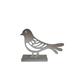 Deko Vogel aus Holz  auf Holzsockel  Farbe: Weiss  L:20.5cm cm H:14.5cm