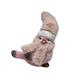 Deko Vogel aus Magnesium  Schal und Weihnachtsmütze  Farbe: Pink  L: 15.5cm B:9cm H:13cm