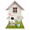 Deko Vogelhaus "Welcome"  aus Holz (Pappel)