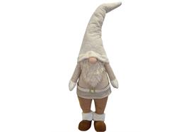 Deko Wichtel 150cm Junge  stehend braun /weiss