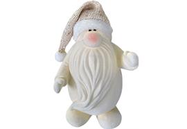 Deko Wichtel beige  Samtweich  Polyresin