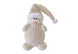 Deko Wichtel beige  Samtweich  Polyresin