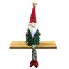 Deko Wichtel Santa  Kantenhocker  grün rot 75cm