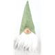 Deko Wichtel Santa  mit grüner Zipfelmütze  Höhe 21.5cm