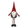 Deko Wichtel Santa stehend  Farbe: Rot/Weiss  B:30cm T:19cm H:98cm