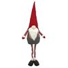 Deko Wichtel Santa stehend  Farbe: Rot / Weiss  B:40cm T:23cm H:142cm