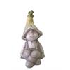 Dekofigur Kind  sitzend  mit gelbem Hut