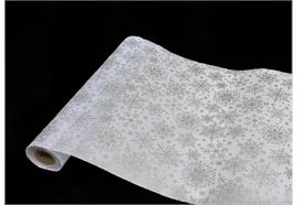 Dekostoff "imitiertes"Leinengewebe  36 x 300cm gerollt und  geschnitten - Farbe: Weiss
