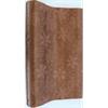 Dekostoff Satin Braun + braune Glitzer  Design: Schneeflocken  36cm x 300cm - gerollt