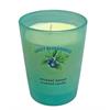Duftkerze im blauen Glas  Duft: Sweet Blueberries  D 9 x H 10.5cm