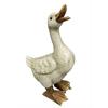 Ente stehend aus Polyresin  Farbe: Weiss  B:14cm T:22cm H:38cm