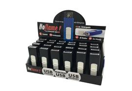 Feuerzeug mit Glühspirale  USB Stick zum Aufladen  Farbe: schwarz  im Display