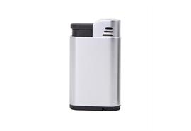 Feuerzeug TOM EB-036  Jet Flamme  Metallic Silver