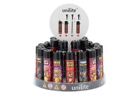 Feuerzeug Unilite Barcelona  Soft Flame  4 Designs Assortiert  Bad Bears  360° Label