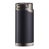 Feuerzeug Unilite  Bilbao Metal  Matt Black/ Shiny Black Top