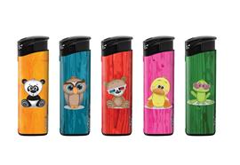 Feuerzeug Unilite M7  assortiert 5 Design  Motiv: Mini Pets  Fixe Flamme