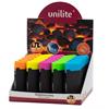 Feuerzeug Unilite U-210 Jet  Rubber  5 Farben assortiert  Soft Touch
