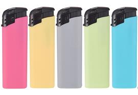 Feuerzeug Unilite U-15  assortiert 5 Farben Pastell  Soft Touch Oberfläche  nachfüllbar