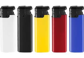 Feuerzeug Unilite U-201  Turbo assortiert 5 Farben  Weiss,Schwarz,Gelb,Rot,Blau