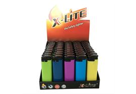 Feuerzeug X-Lite Electronic  MAXI 5 Farben assortiert