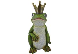 Froschkönig sitzend  Grösse 14x15x32cm