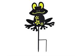 Gartenstecker Frosch Metall  selbstleuchtend (kein solar)  22.5cm x 39cm